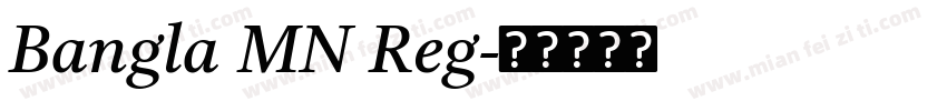Bangla MN Reg字体转换